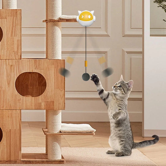 Automatic Lifting Cat Toy Ball Interactive Cat Ball Electric Lifting Pet Toy Hair Balls Self-hilarious Electric Cat Balls Toys