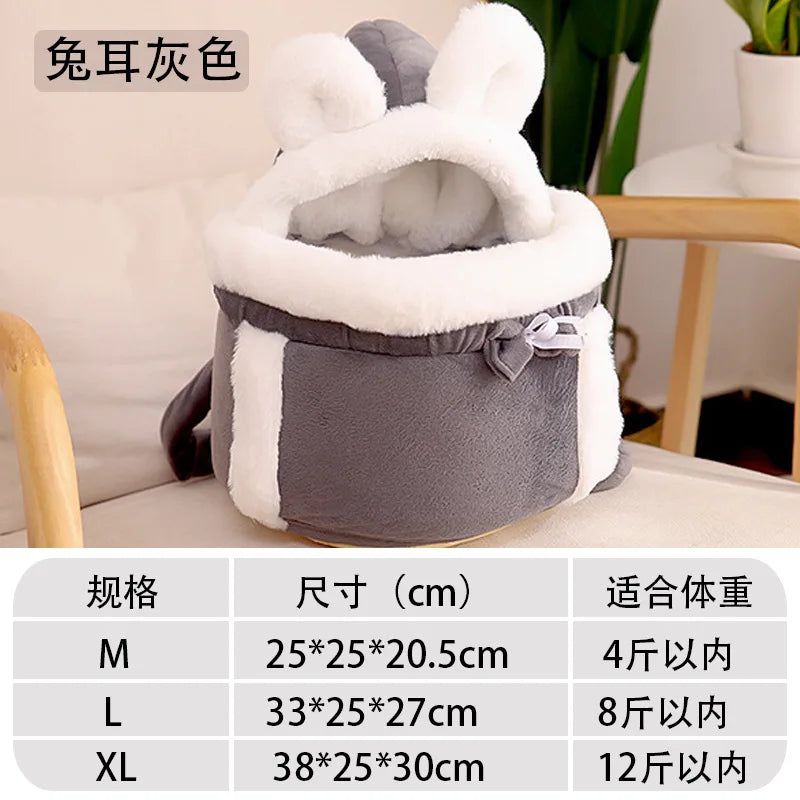 Cat Backpack Carrier with Bed Portable Bubble Window Pet Carrier, Airline Approved Soft-Sided for Small Dog, Travel, Hiking