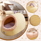 Creative Cat Soft Bed House Removable Plush Dog House Mat Pet Cats Four Seasons Cushion Basket Machine Washable Pet Accessories