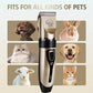 Pet Hair Trimmer Kit Electric Precision Clippers Perfect for Professional Grooming at Home, Ideal for Dogs and Cats