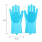 Magic Silicone Body Pet Bathing Gloves for Animal Perfect Bathe Shampoo Dog &Cat Brush Gloves