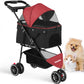 Pet Stroller For Small Puppy Dogs & Cats Travel Portable Dog Stroller  Foldable Dog Cat Carrier Strolling