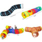 Rainbow Cat Tunnel Collapsible Interactive Cat Toy Durable Scratch Resistant Pet Play Tunnel For Indoor Cats Self Hi Cat Toy