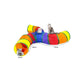 Rainbow Cat Tunnel Collapsible Interactive Cat Toy Durable Scratch Resistant Pet Play Tunnel For Indoor Cats Self Hi Cat Toy