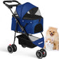 Pet Stroller For Small Puppy Dogs & Cats Travel Portable Dog Stroller  Foldable Dog Cat Carrier Strolling