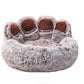 Fluffy Dog Bed Winter Plush Kennel Accessories Pet Products Large Dogs Beds Bedding Sofa Basket Small Mat Cats Big Cushion Puppy