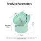 Tilted Elevated Cat Food Bowl Ergonomic Cat Food Dish Anti Neck Protector Vomiting Raised Cats Food Bowl Non Slip for Cats Dogs